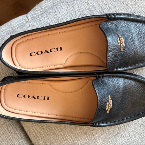 Coach Shoes - Coach Black Leather Loafers